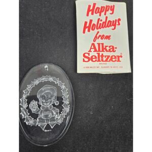 1989 Alka-Seltzer Christmas Ornament Speedy